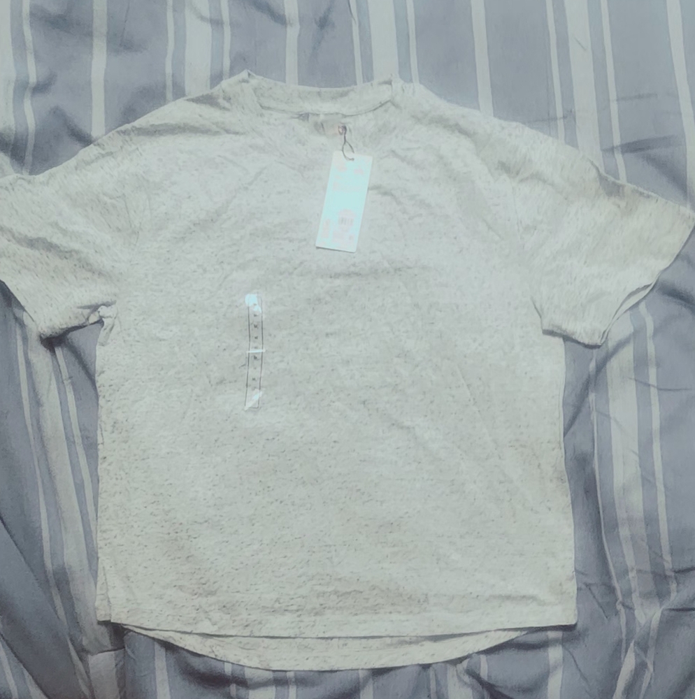 Women's Casual Gray Short Sleeve Tee